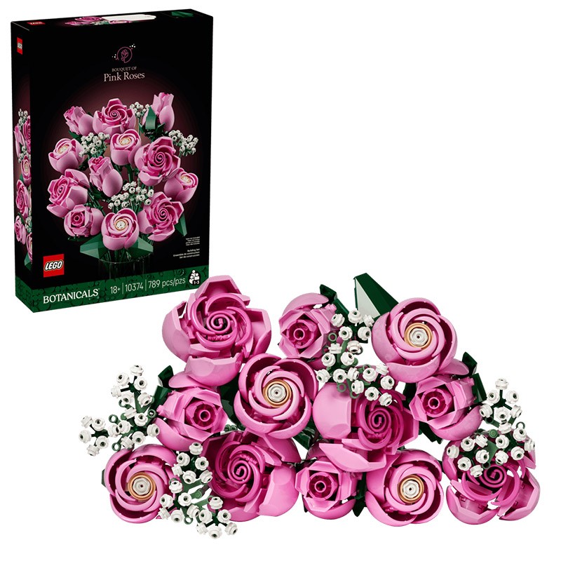 BOTANICALS RAMO DE ROSAS ROSADAS