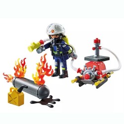 ACTION HEROES BOMBERO CON BOMB