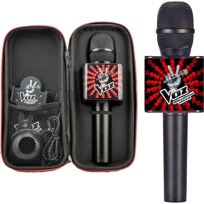 MICROFONO KARAOKE LA VOZ NEGRO