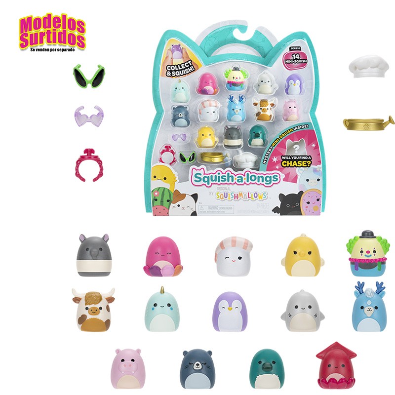 SQUISH-A-LONGS PACK DE 14