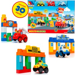 CAJA MOLTO BLOCKS 3 COCHES