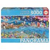 PUZZLE 3000P VIDA EN LA COSTA