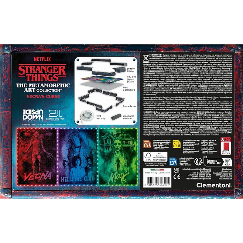 PUZZLE 520P STRANGER THINGS VECNA