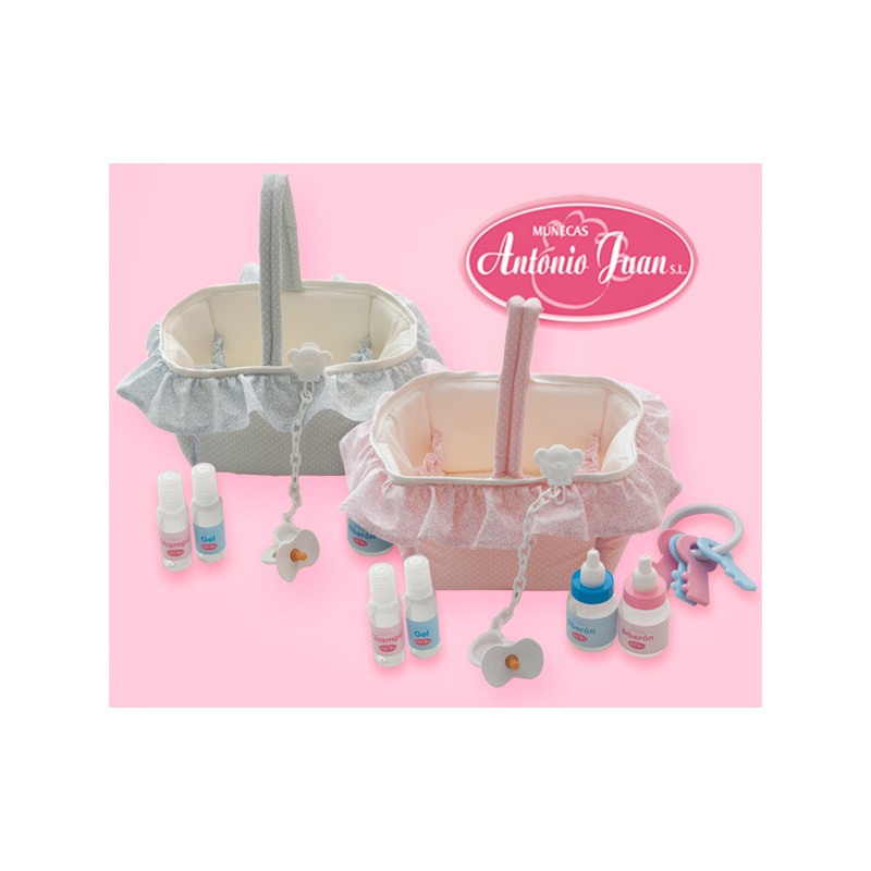 CANASTILLA ROSA/AZUL