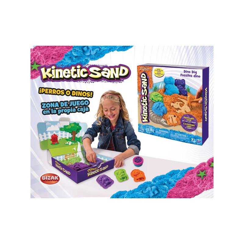 KINETIC SAND PERROS/DINOS