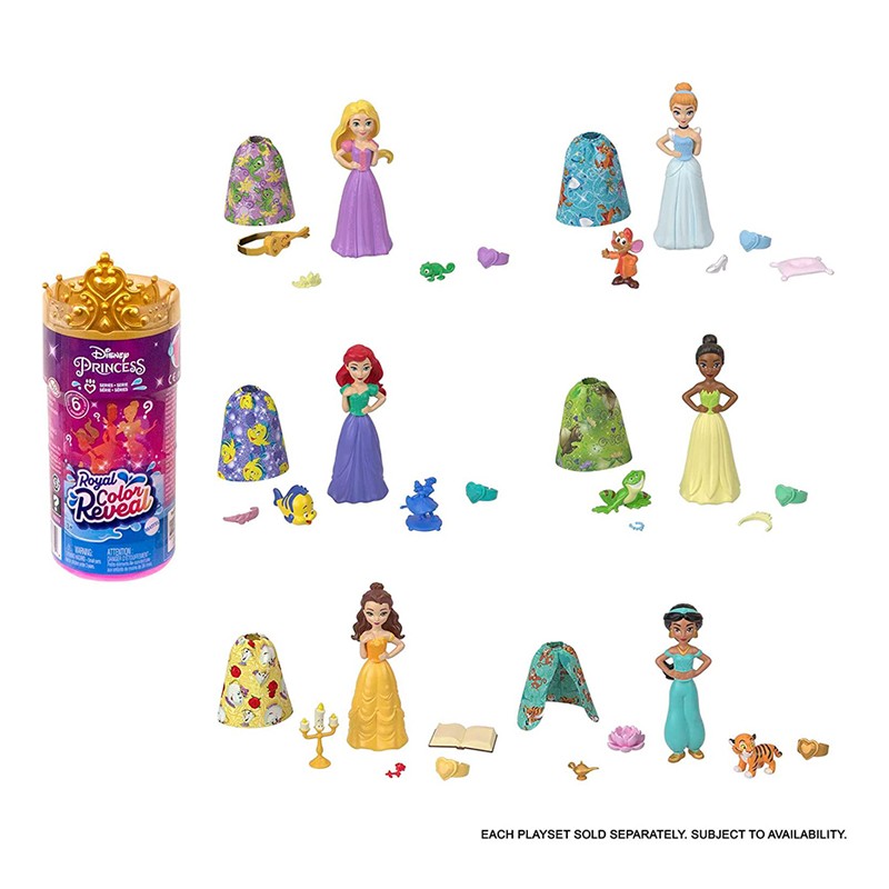 DISNEY PRINCESS MUÑECAS COLOR
