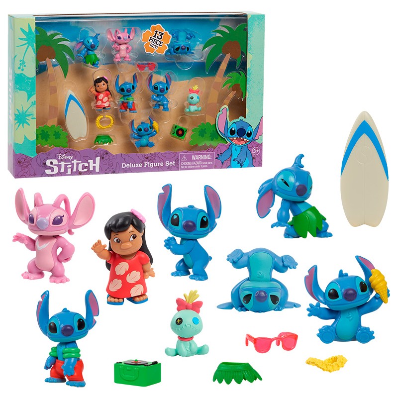 FIGURAS STITCH DELUXE CON ACCE