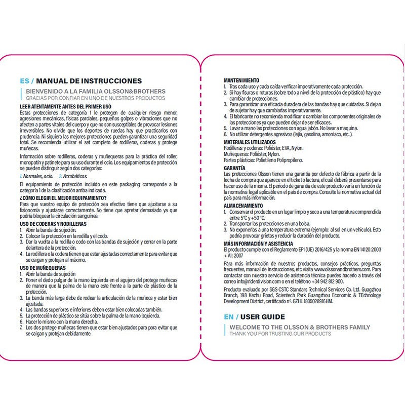 KIT RODILLERAS CODERAS INF T.S