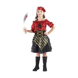 DISFRAZ INF PIRATA NIÑA ROJA