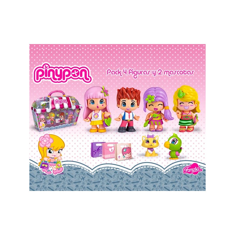 PINYPON CITY PACK 4 FIGURAS