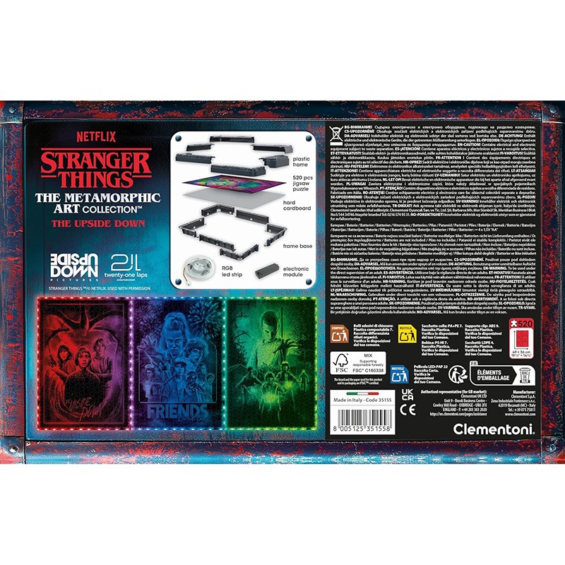 PUZZLE 520P STRANGER THINGS THE UPSIDE DOWN