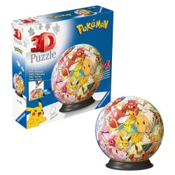 PUZZLE 3D BALL 72P POKEMON