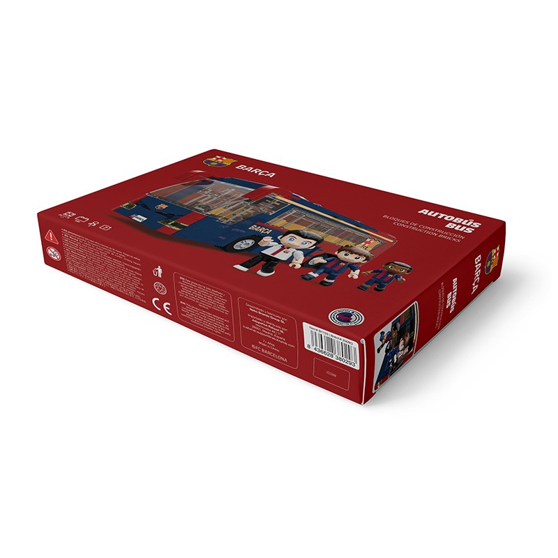 SET FC BARCELONA AUTOBUS 488 PZS 28CM