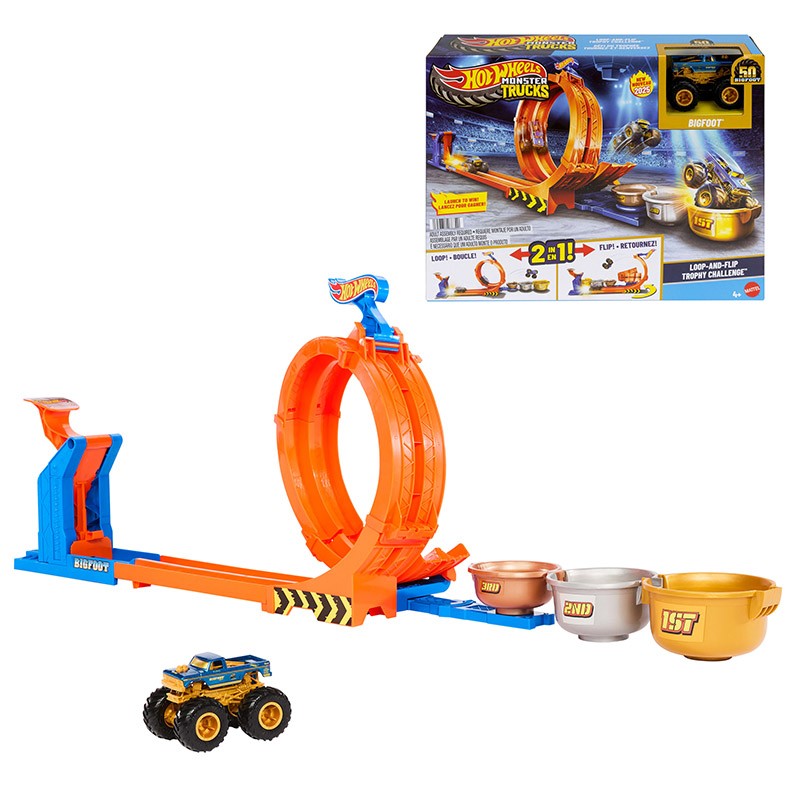 HOTWHEELS MONSTER TRUCKS TROFE