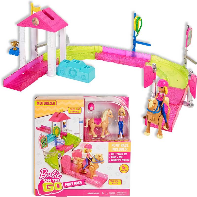 BARBIE ON THE GO CARRERA DE PO