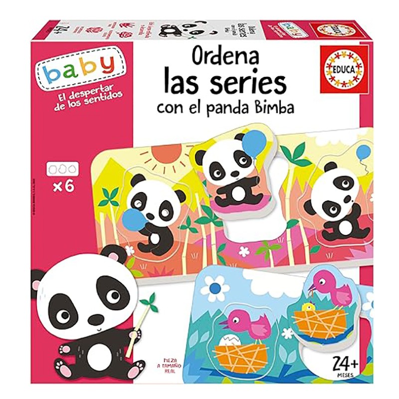 ORDENA LAS SERIES CON EL PANDA