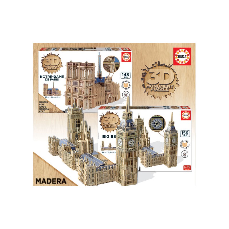 3D MONUMENT PUZZLE NOTRE DAME