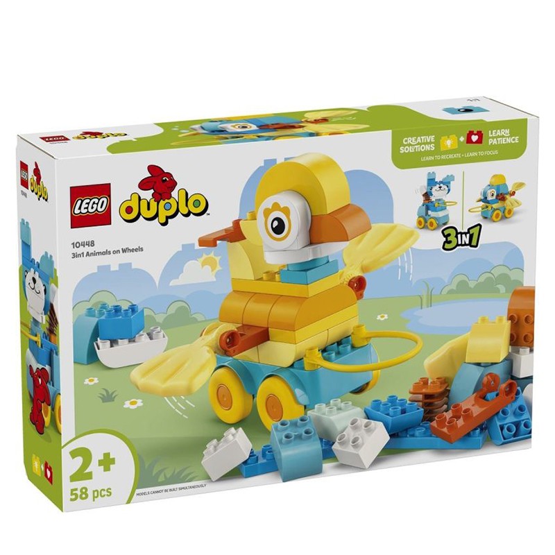 DUPLO ANIMALES SOBRE RUEDAS 3E