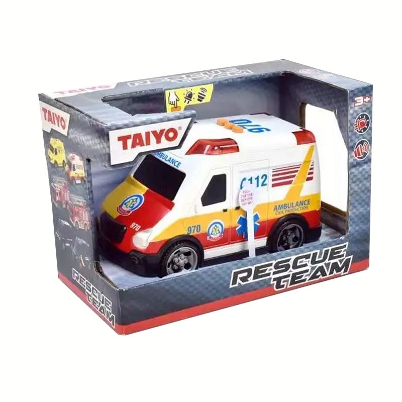 COCHE AMBULANCIA LUZ Y SONIDO