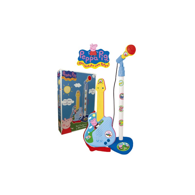 MICROFONO Y GUITARRA PEPPA PIG