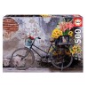PUZZLE 500P BICICLETA CON FLOR