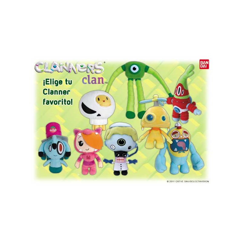 CLANNERS MINIPELUCHES