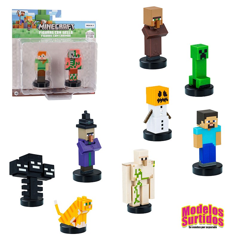 MINECRAFT FIGURA PACK DE 2 SDO