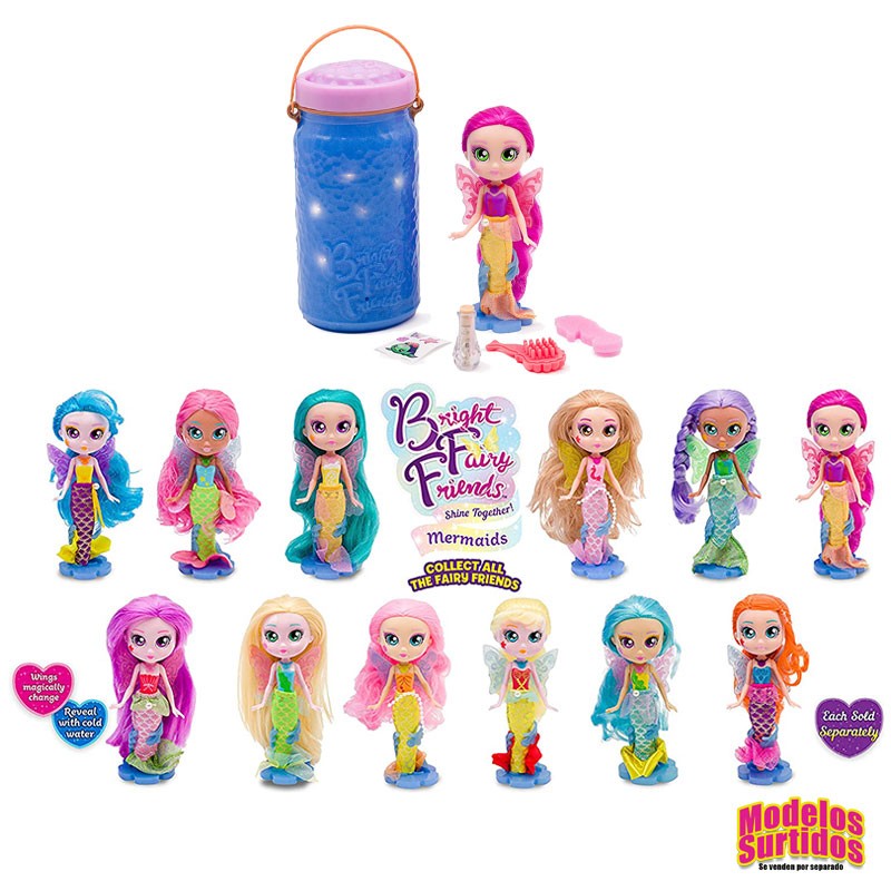 MUÑECA HADA/SIRENA 16 cm.