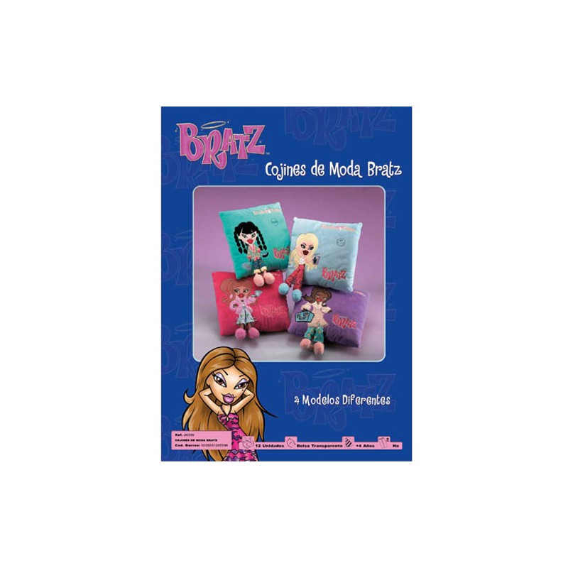 COJINES DE MODA BRATZ (UNIDAD)