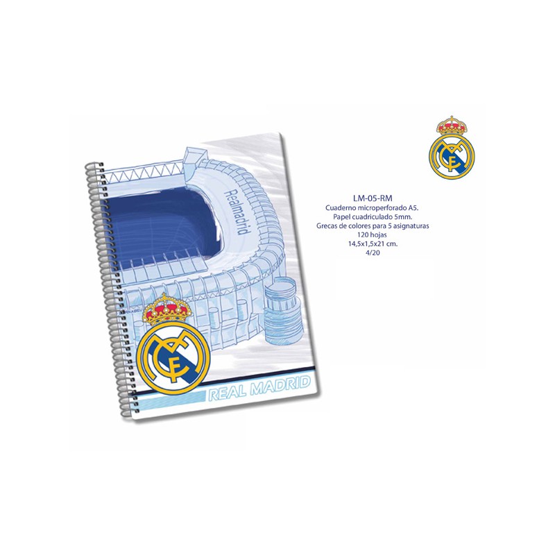 R.MADRID CUADERNO MICROPERF