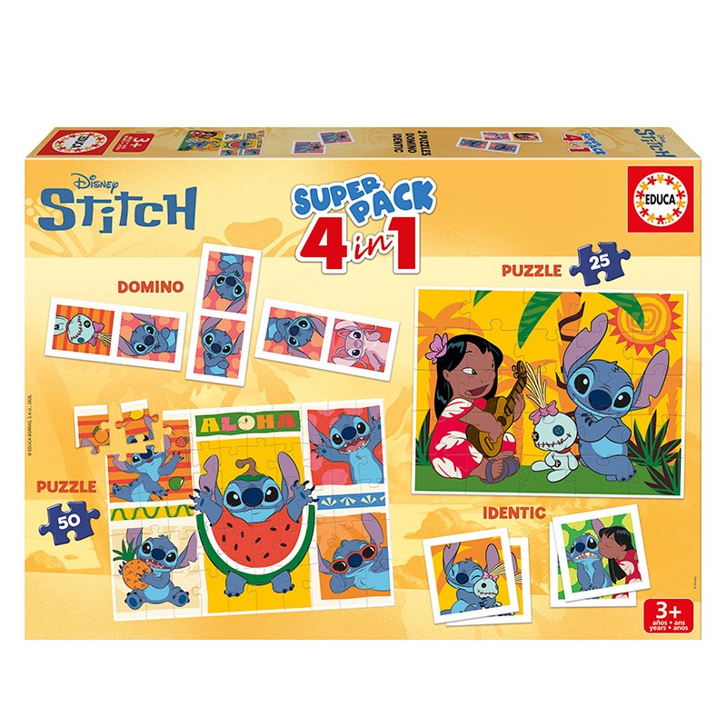 EDUCA SUPERPACK 4 EN 1 STITCH