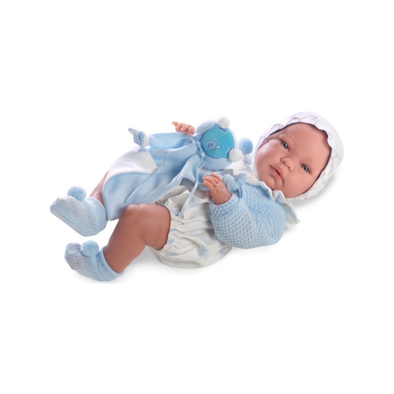 MUÑECO NICO AZUL 38Cm