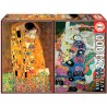 PUZZLE 2x1000P EL BESO + LA VI