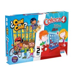 COLOCA 4 + ¿CUAL ES CUAL?