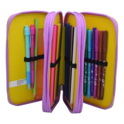 ESTUCHE 3 PISOS GLITTER SHIMME