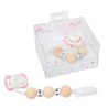 SET CHUPETE ROSA/BLANCO CADENA