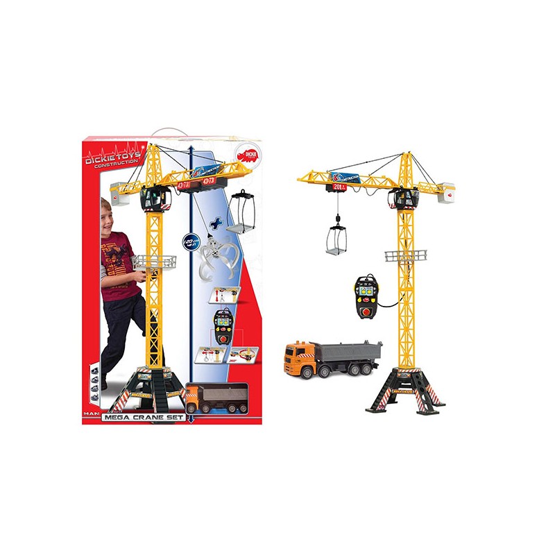 MEGA GRUA CON CABLE CON CAMION