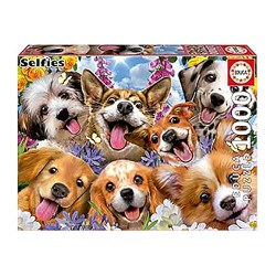 PUZZLE 1000P SELFIE DE PERRITO
