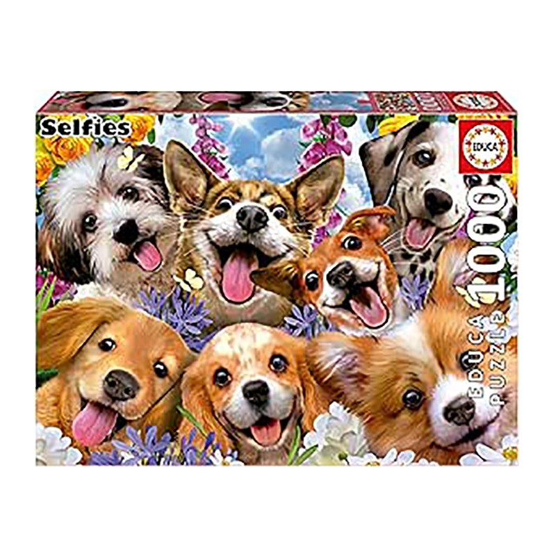 PUZZLE 1000P SELFIE DE PERRITO
