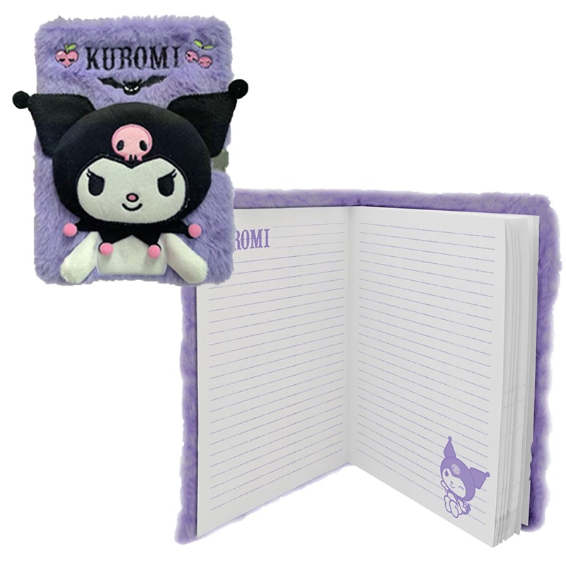 LIBRETA A5 3D PLUSH HELLO KURO