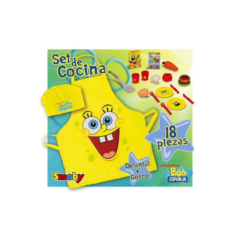 SET COCINERO+ACC BOB ESPONJA