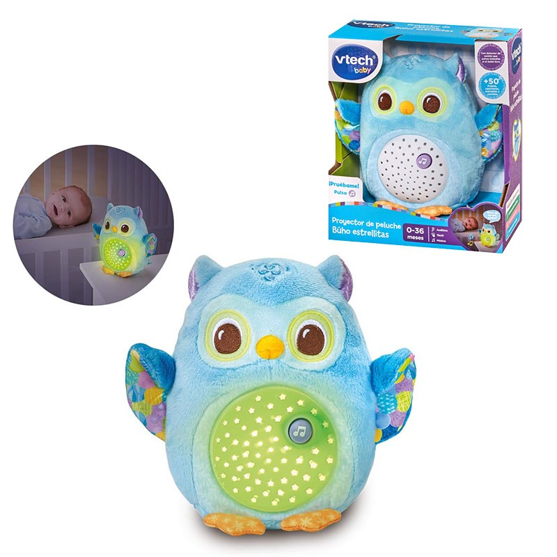 PROYECTOR DE PELUCHE BUHO ESTR