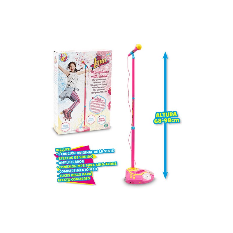 SOY LUNA MICROFONO STAND
