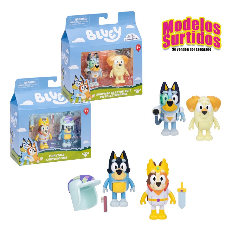 BLUEY PACK 2 FIGURAS