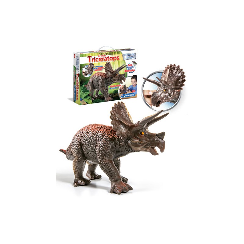 EL GRAN TRICERATOP CON LUCES Y