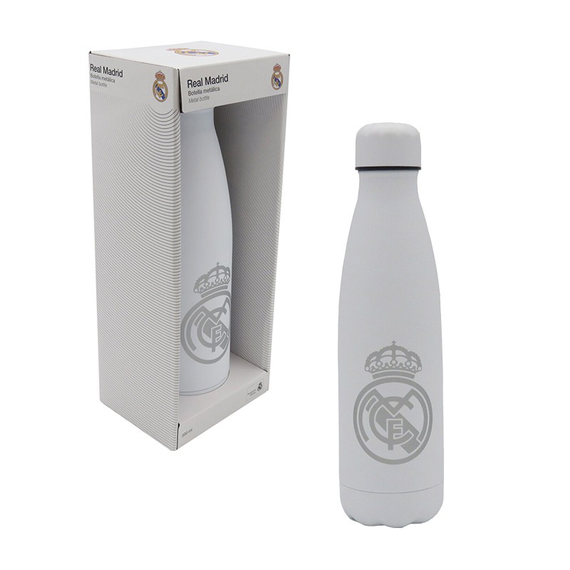 REAL MADRID BOTELLA BLANCA CON