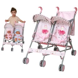 SILLA PEQ.GEMELOS CON CAPOTA