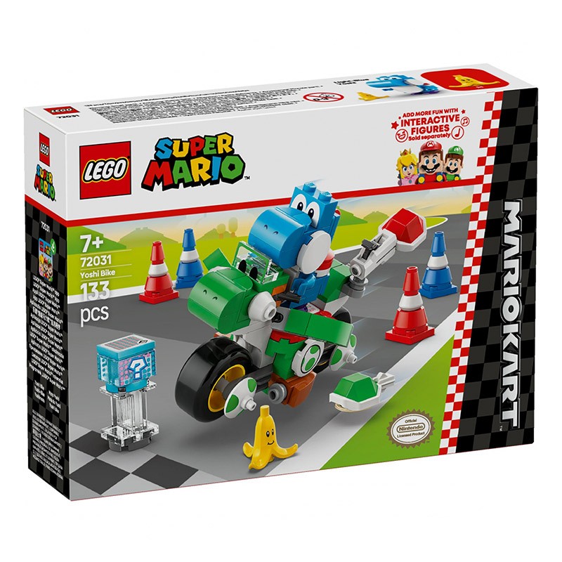 SUPER MARIO MARIO KART MOTO YOSHI