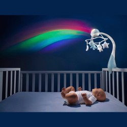 MOVIL PROYECTOR ARCOIRIS AZUL