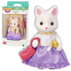 SYLVANIAN TOWN NIÑA GATO SEDA